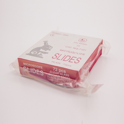 Picture of Microscope Glass Slides 72pcs box - Multicolor