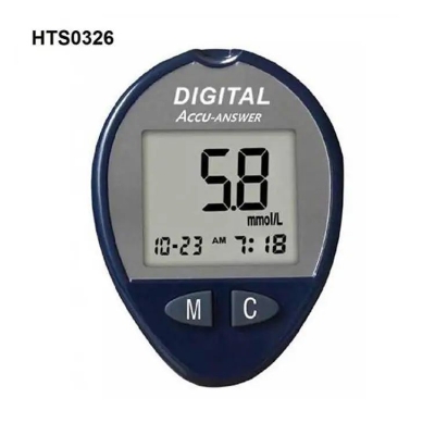 Picture of Digital Accu-Answer Blood Glucose Monitoring System - Multicolor