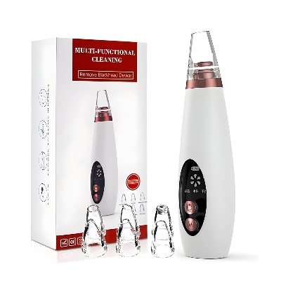 Picture of 6 In 1 Multi-Function Blackhead Remover Tool, USB Rechargeable Derma suction Machine, Pimple Removal Tool for Men and Women