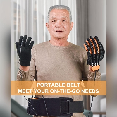 Picture of Hand Rehabilitation Robot Rehabilitation Physiotherapy Glove Hemiplegia Devices Stroke Recovery Equipment Hand Therapy Equipment