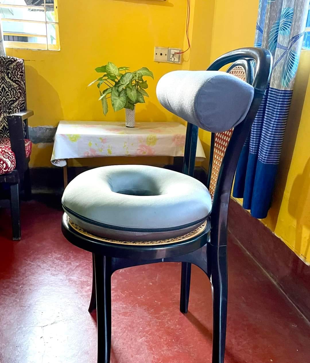 Picture of Cushion Pillow Nerve Tail bone Back Pain Natal Pain Relief Post Surgery Relief Chair & Car Seat Cushion Comfort - Multicolor