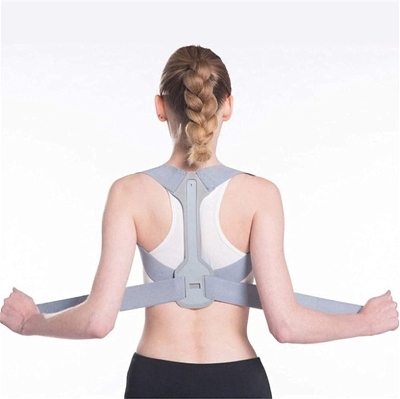 Picture of Back Support Posture Corrector Clavicle Spine Shoulder Support Belt Back Pain Relief Posture Correction, Improves Humpback, Clavicle Support Student/Adults/Unisex brbr,Posture Corrector Comfortable - Multicolor