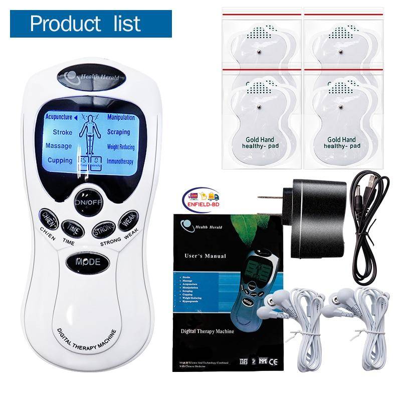 Picture of 8 mode EMS Electric herald Tens Machine Acupuncture Body Massage Digital Therapy Massager Muscle Stimulator Electrostimulator