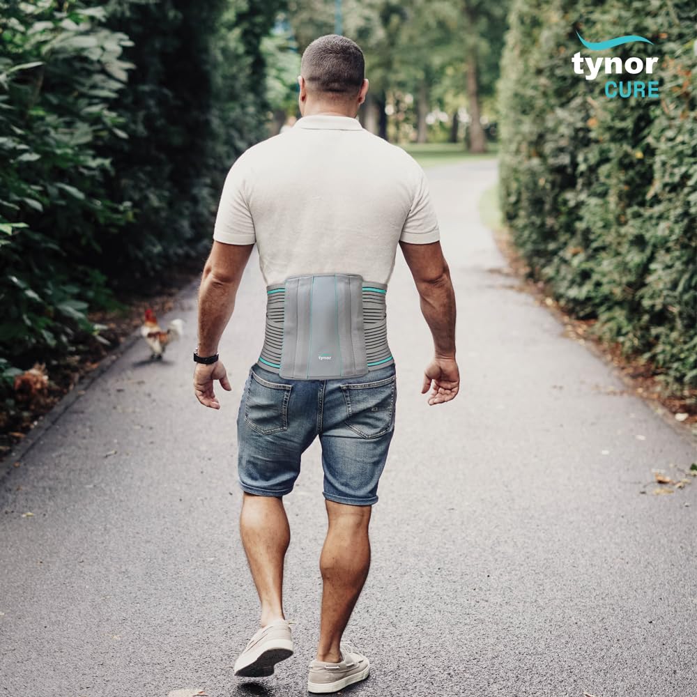 Picture of Tynor Lumbar Corset Belt Contoured L.S. Support Belt For Beck Pain - Grey