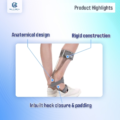 Picture of Tynor Foot Drop Splint(Foot Support, Perfect fitting,Customizable,Comfortable, Durable,Easy to use)