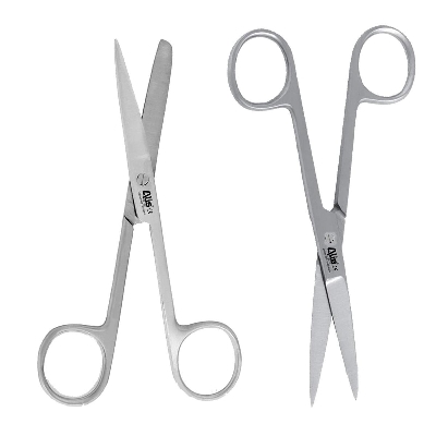 Picture of Galaxy Surgical Scissor Pack of 2 Pcs Dressing Scissor Sharp Sharp | Sharp Blunt 6 inch