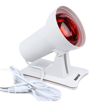 Picture of Galaxy Infrared Light Heat Lamp Red Light Therapy, Blood Circulation, Back Pain, Muscle Pain, Joint Pain, Neck Pain, Shoulder Pain 100W - Antique White