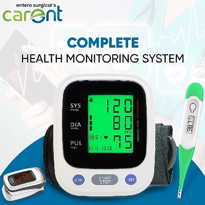 Picture of GALAXY Essential Health-check Kit | Digital BP Checking Machine, Digital Thermometer & Digital Pulse Oxmeter, Combo of 3