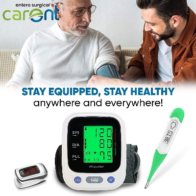 Picture of GALAXY Essential Health-check Kit | Digital BP Checking Machine, Digital Thermometer & Digital Pulse Oxmeter, Combo of 3