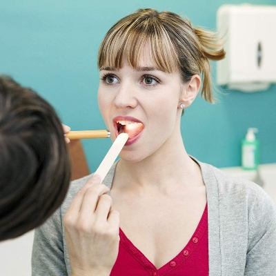 Picture of Tongue Depressors 100pcs, 6" Tongue Blades Wooden for Crafts Medical Popsicle Tattoo Non-Sterile