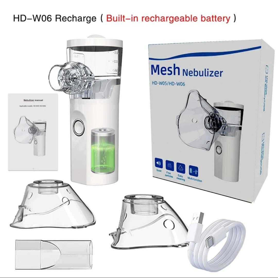 Picture of Portable Nebulizer Machine for Adults and Children, Medical Atomizer, Silent Inhaler, Humidifier - Multicolor