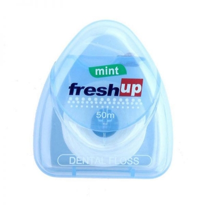 Picture of Fresh Up Oral Care Dental Floss Mint Flavour 50 meter (Factory Sealed) by DD - Multicolor