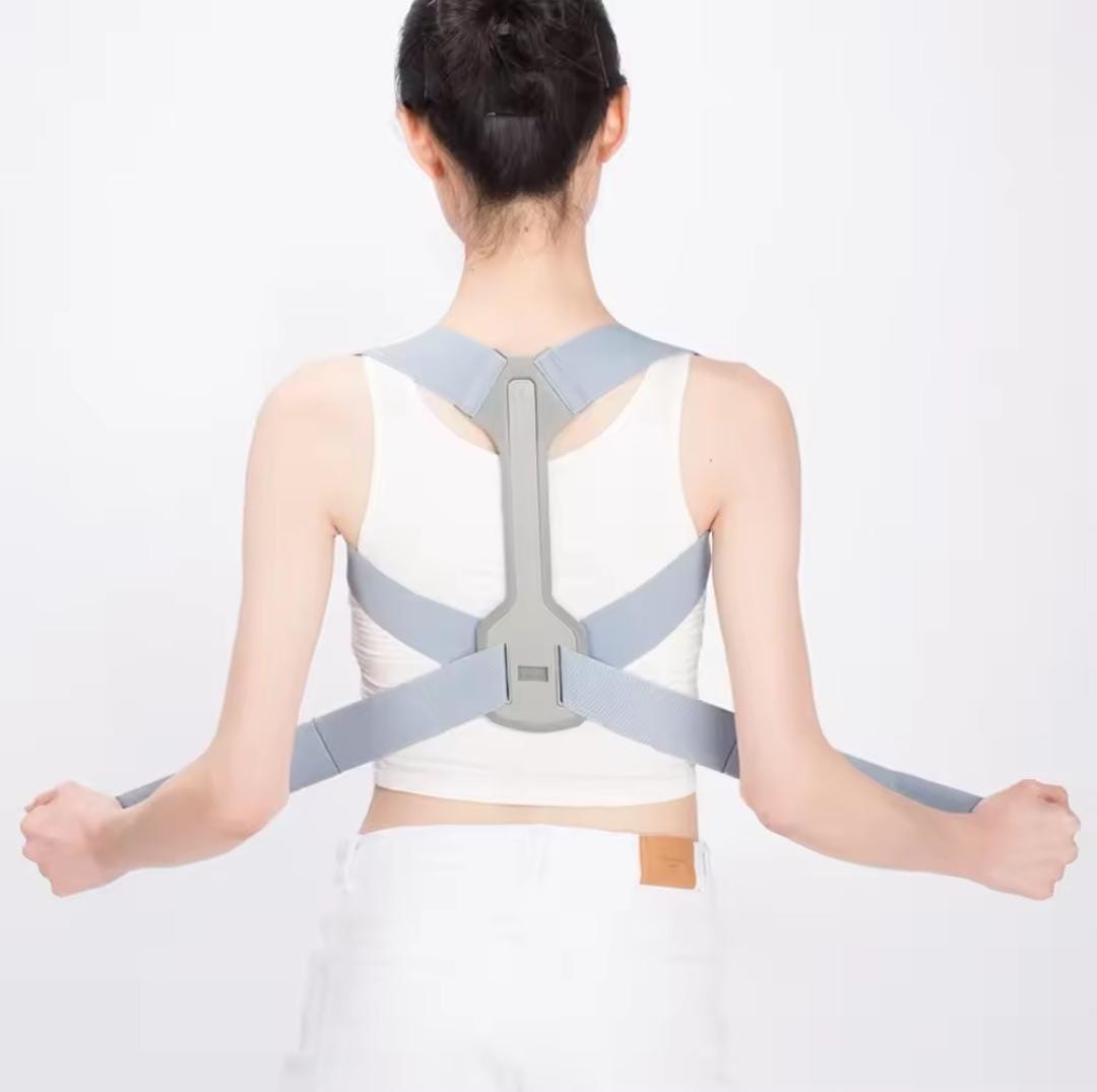 Picture of Adjustable Posture Corrector, Shoulder Straighten, Clavicle Orthopedic Brace, Back Support, Pain Relief - Multicolor