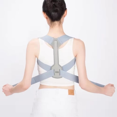 Picture of Adjustable Posture Corrector, Shoulder Straighten, Clavicle Orthopedic Brace, Back Support, Pain Relief - Multicolor