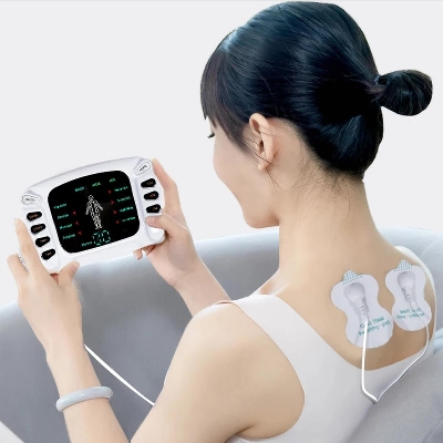 Picture of Healthy Care Full Body Tens Acupuncture Electric Therapy Massager Meridian Physiotherapy Muscle Stimulator Apparatus Slimming
