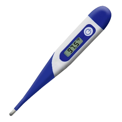 Picture of Heartman Flexible Waterproof Digital Thermometer for Baby & Adults Easy to Use 1 year warranty - Chili Red