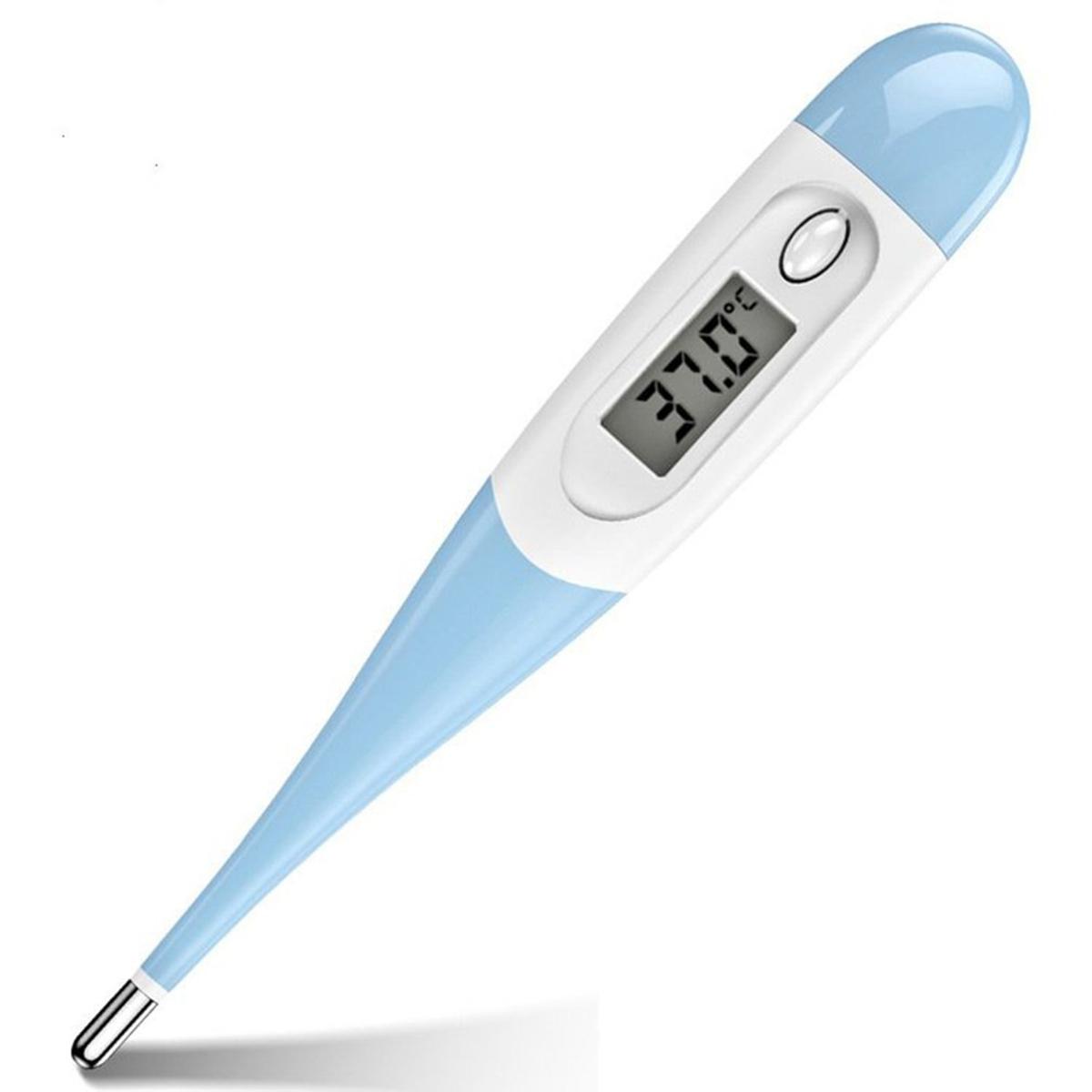 Picture of Heartman Flexible Waterproof Digital Thermometer for Baby & Adults Easy to Use 1 year warranty - Chili Red