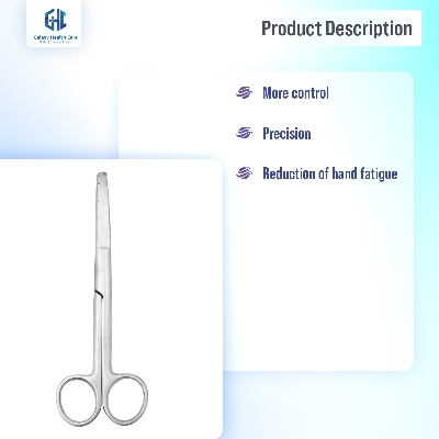 Picture of Blunt Dressing Scissor ⎜Surgical Dressing Scissor (Pack of 1) - Silver
