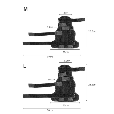 Picture of Two Fingers Splint Durable Breathable Finger Pain Relief Adjustable Elastic Strap Finger Splint for Broken Fingers - Black