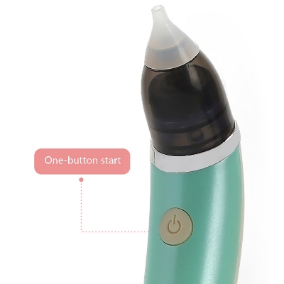 Picture of Baby Nasal Aspirator Electric Baby Nasal Vacuum Cleaner Hygienic Nose Snot Cleaner Rechargeable Baby Items Care Utensils - Multicolor
