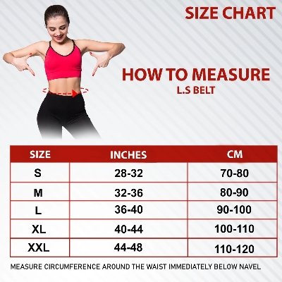 Picture of Galaxy Lumbocare (Lumbo Sacral Belt), Back Support Belt for the Spine & Relieves Pain, Lower Back Brace Support, Back Pain Relief, Can be used for Slip disc - Grey