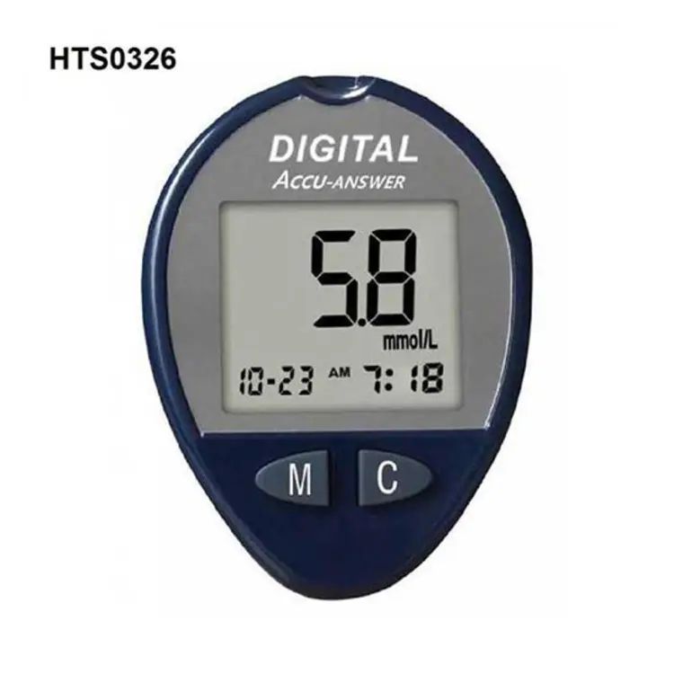 Picture of Digital Accu-Answer Blood Glucose Monitoring System - Multicolor