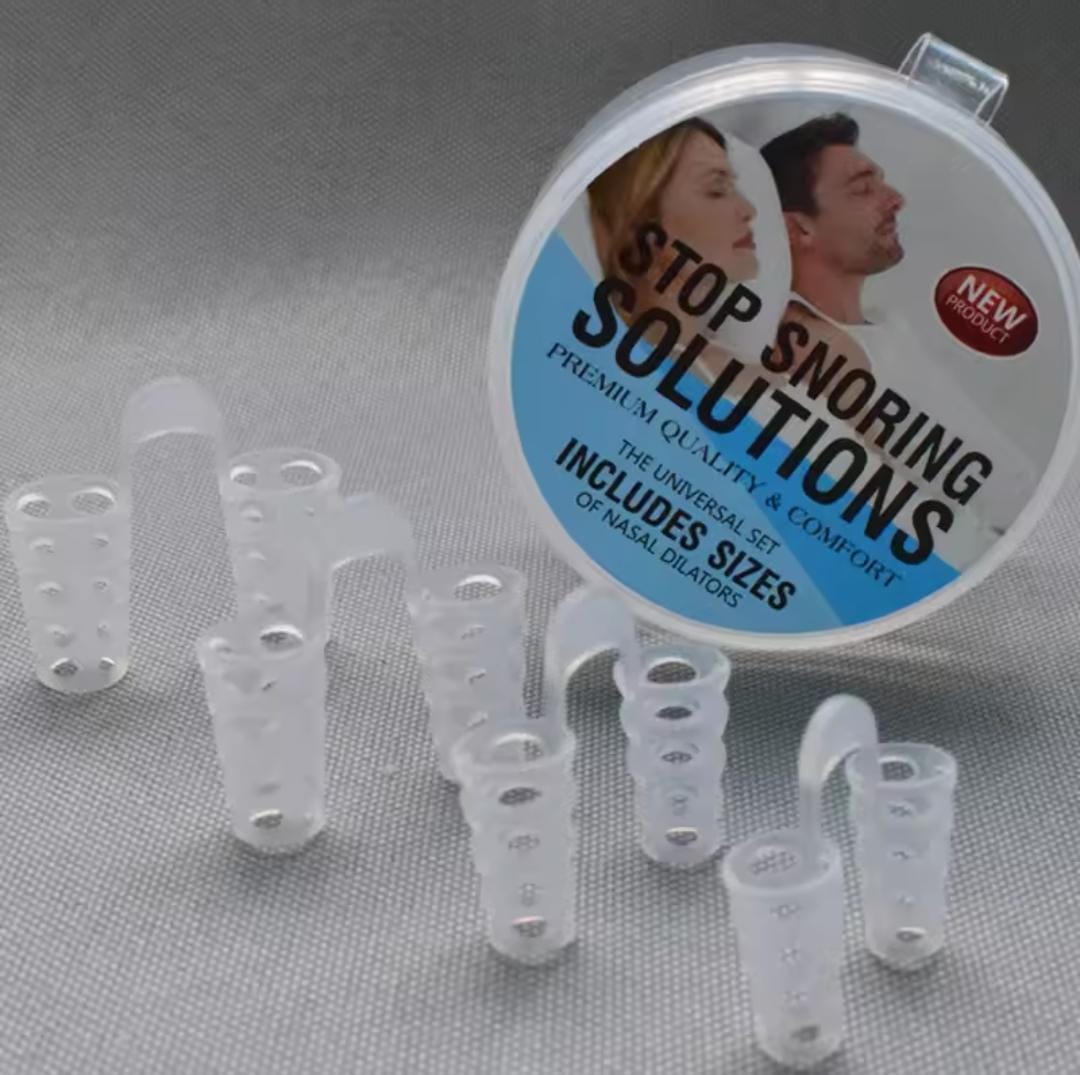 Picture of 8pc Anti-Snoring Device Prevent Snoring Sleeping Prevent Nasal Congestion Snoring Nose Clip Easy Breathe Improve Sleeping - Multicolor