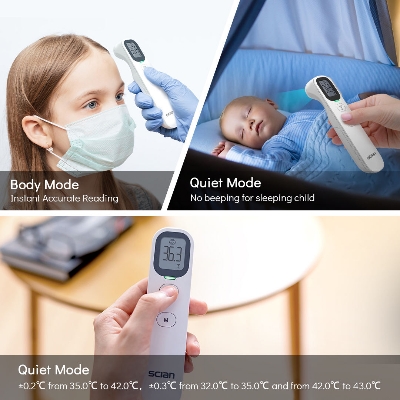 Picture of SCIAN LD-FT-100B Digital Infrared Forehead Thermometer Household Thermometers - White