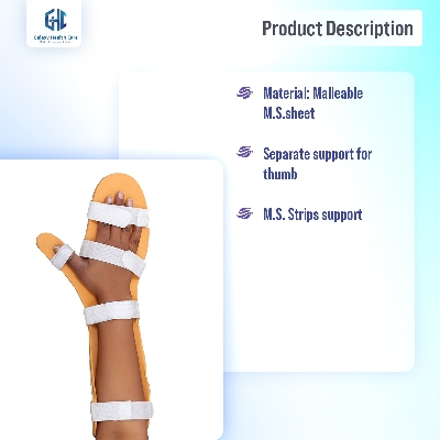 Picture of Cock-up Splint Hand Resting - LEFT, RIGHT