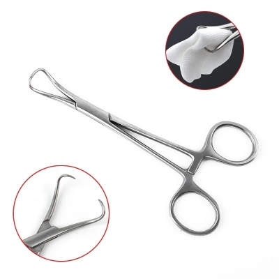 Picture of Stainless Steel Surgical Cloth Forceps, Towel Clamp, Orthopedics Instruments, Made of Stainless Steel