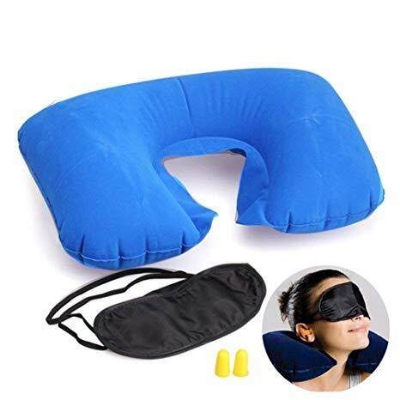Picture of 3 In 1 Travel Neck Pillow Set - Enjoy Comfort And Versatility With Our 3-In-1 Travel Neck Pillow Set - Designed To Enhance Travel Experience - Multicolor