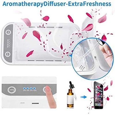Picture of Led Uv Sterilizer Box - 99% Clean Anything Within 5 Mins - Portable Multi-Function Electric Cleaner Case Box for Cell Phone, Jewelry, Pacifier, Watches, Toy, Keys