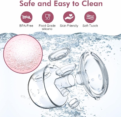 Picture of Wearable Elictric Breast Pump light & Silent No sense of wear - Multicolor