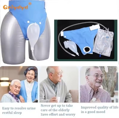 Picture of Portable Reusable Medical Incontinence Bag - Collecting Bag for Men and Women with Catheter Bag and Urinal