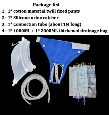 Picture of Portable Reusable Medical Incontinence Bag - Collecting Bag for Men and Women with Catheter Bag and Urinal