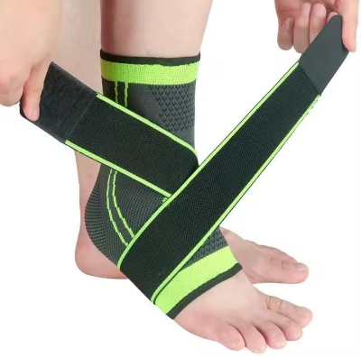 Picture of 1PC Pressurized Bandage Ankle Support Ankle Brace Protector Foot Strap Elastic Belt Fitness Sports Gym - Multicolor