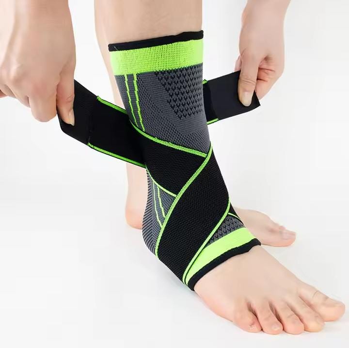 Picture of 1PC Pressurized Bandage Ankle Support Ankle Brace Protector Foot Strap Elastic Belt Fitness Sports Gym - Multicolor
