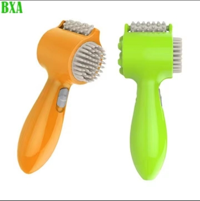 Picture of 4-In-1 Head Massager Electric Massage Roller Pounding Vibration Hammer Neck Lumbar Massage Relaxation Scalp Massage Comb Gift - Multicolor