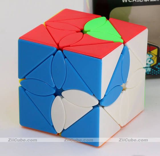 Picture of Maple Leaf skewb cube - rubics cube 3/3/3 Multicolor
