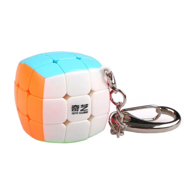 Picture of QIYI Puzzle Cube Keychain - Key Ring Cube 3/3/3 Multicolor