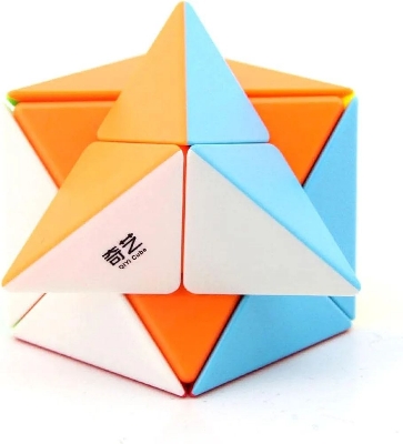 Picture of (Stand free)Drunkers 8 Axis Irregular X Magic Cube Speed Cube Twist Puzzle Brain Teaser Game Toy Multicolor