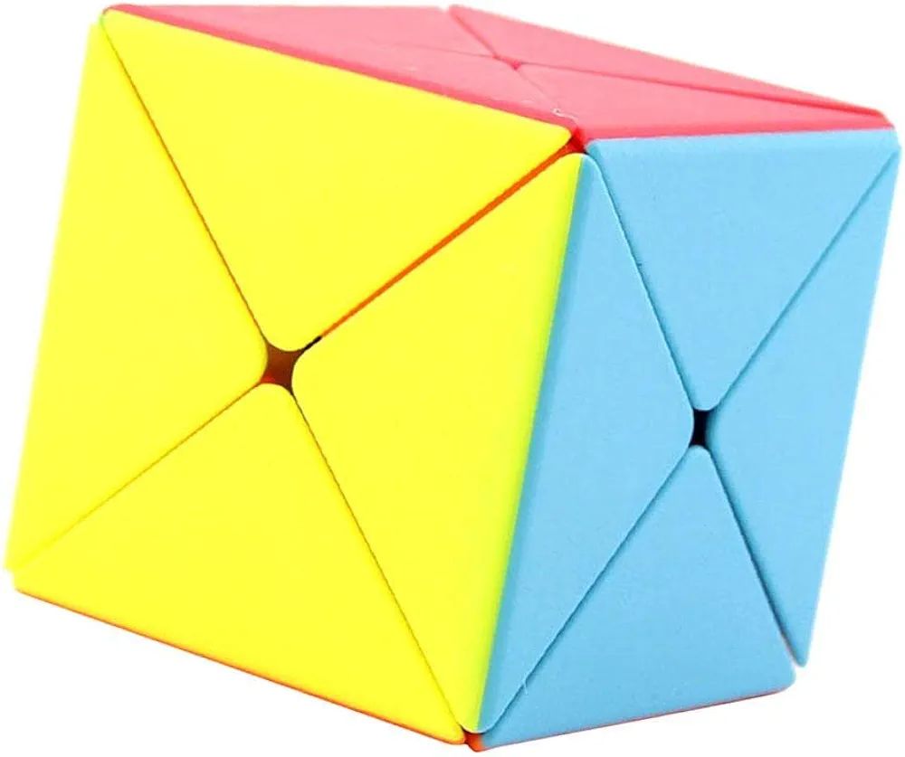 Picture of (Stand free)Drunkers 8 Axis Irregular X Magic Cube Speed Cube Twist Puzzle Brain Teaser Game Toy Multicolor