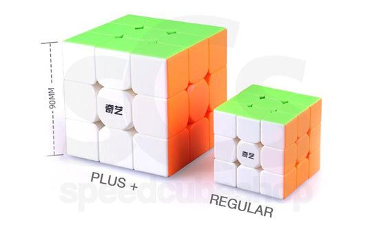 Picture of (cube stand free) Big size Rubics Cube, QiYi QiMeng Plus (90mm) 3x3 Multicolor