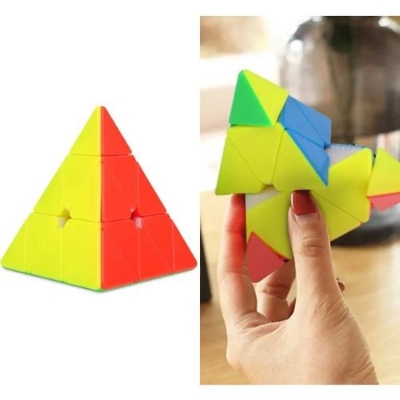 Picture of Best Premium Pyramid Speed Magic cube - Cube Series, Rubik's Cube (3*3*3) - PYRAMINX 