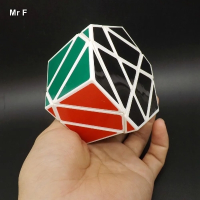 Picture of Most rare Hexagonal prism cube, DianSheng Shield Cube 3×3 Negro Multicolor