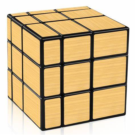 Picture of Mirror Rubik's Cube - 3x3x3 - High quality Mirror Cube Smooth Cube Speed Cube, so smooth and challenging Gold