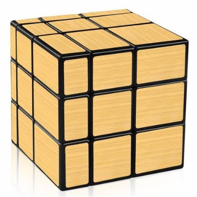 Picture of Mirror Rubik's Cube - 3x3x3 - High quality Mirror Cube Smooth Cube Speed Cube, so smooth and challenging Gold