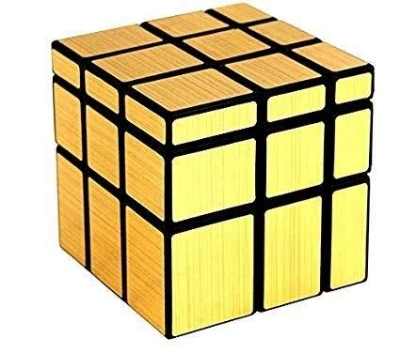 Picture of Premium QIYI Mirror Speed Cube 3x3 Dysmorphism Magic Cube Puzzle Toy Blue 