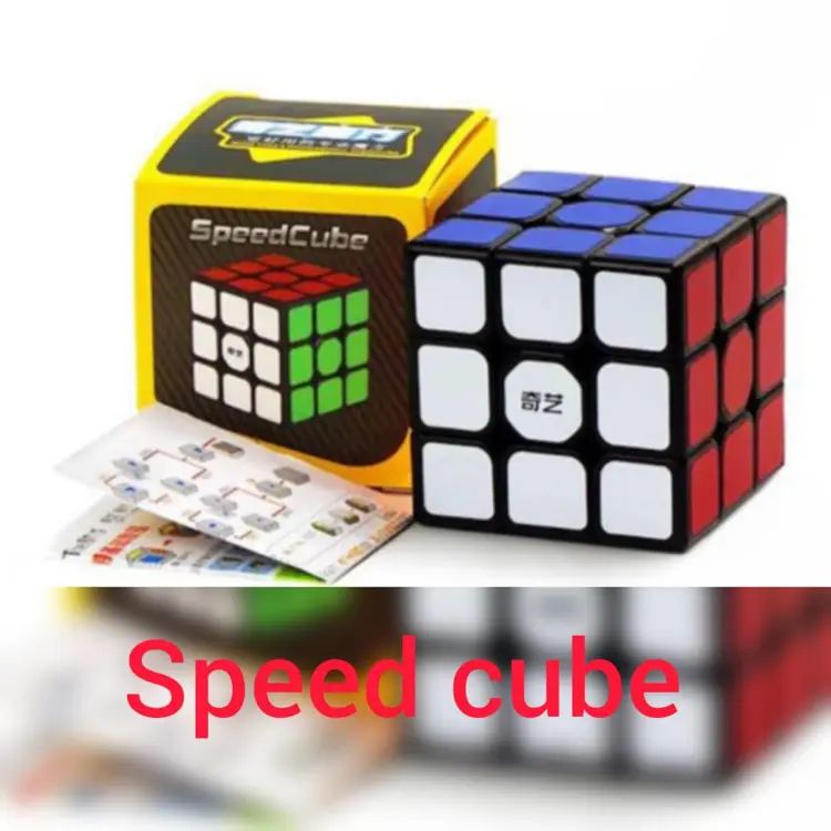 Picture of Qiyi brand High Speed Magic Rubik Cube Puzzle 3X3 stickerless