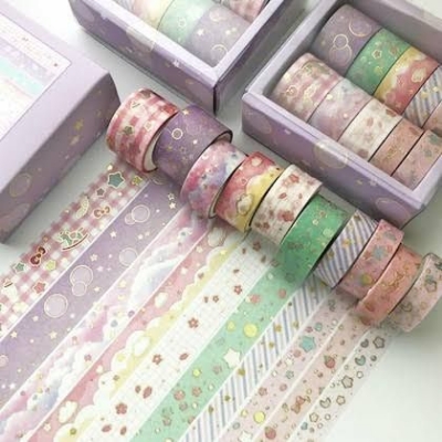 Picture of 2pc washi tape/ China cute decorative tape for girls and babies 